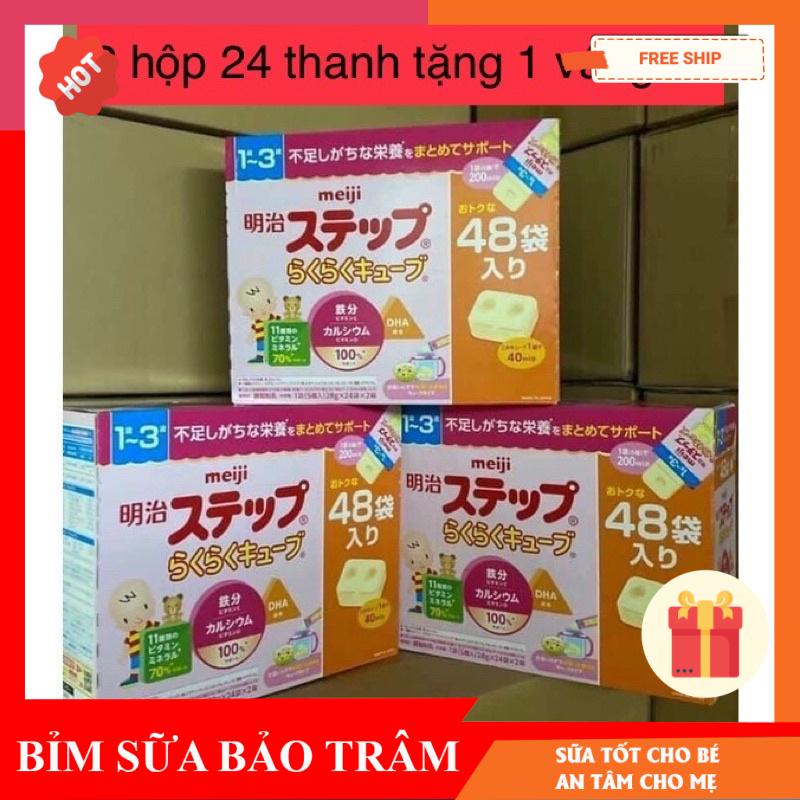 [SALE ĐẬM]Sữa Meiji 24 thanh 1-3 tuổi 658g date 2022