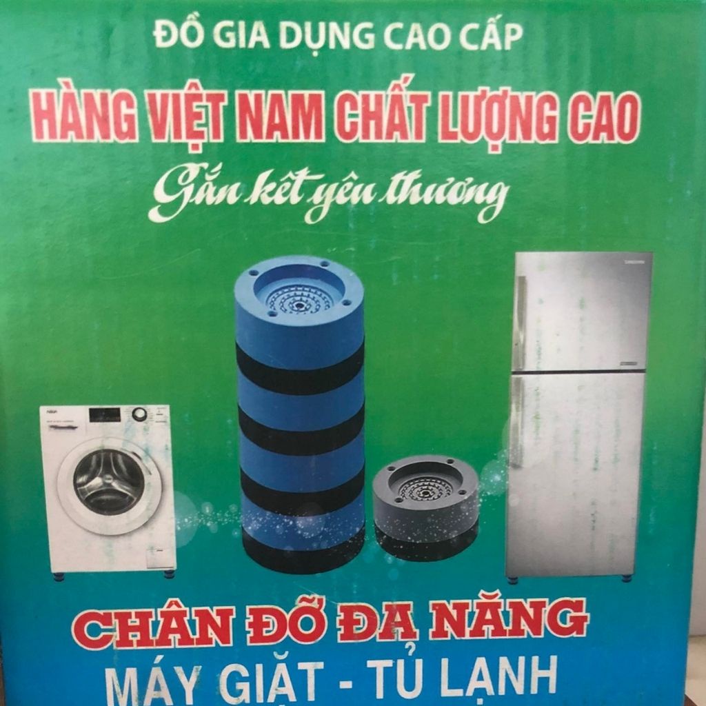 Kệ chân máy giặt bộ 4 chân đế chống rung chống ồn chống trượt