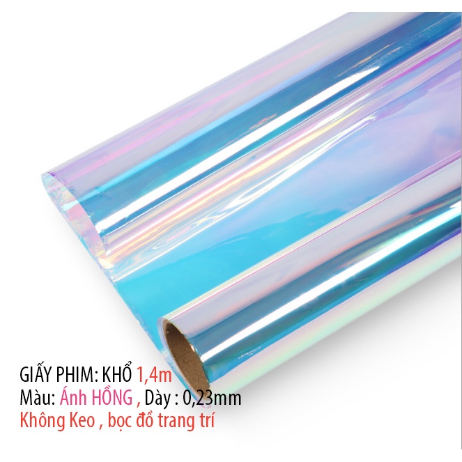 GIấy phim trang trí màu sắc cầu vồng
