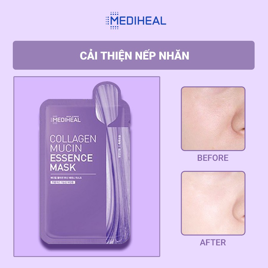 Mặt nạ dưỡng ẩm, làm trắng, ngăn ngừa lão hóa cao cấp Mediheal mẫu mới 20ml