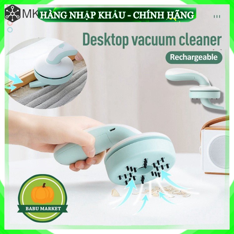 [Hàng Đỉnh Của Chóp] Máy hút bụi cầm tay mini sạc pin không dây để vệ sinh cho bàn làm việc phím laptop máy tính pc