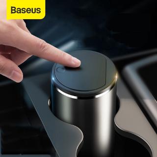 Thùng rác mini Baseus 500ml chất liệu hợp kim cho xe hơi