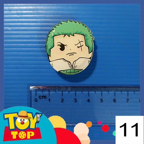 [Một cái] Huy hiệu pin cài áo One Piece dạng Chibi đầu to tổng hợp 1