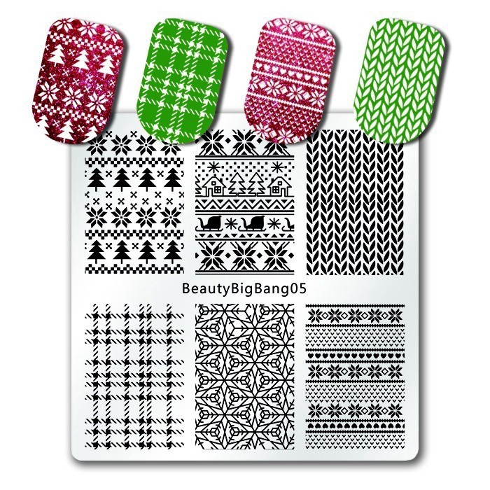 [Hàng mới về] Tấm khuôn hỗ trợ trang trí móng tay nghệ thuật chuyên dụng chất lượng cao