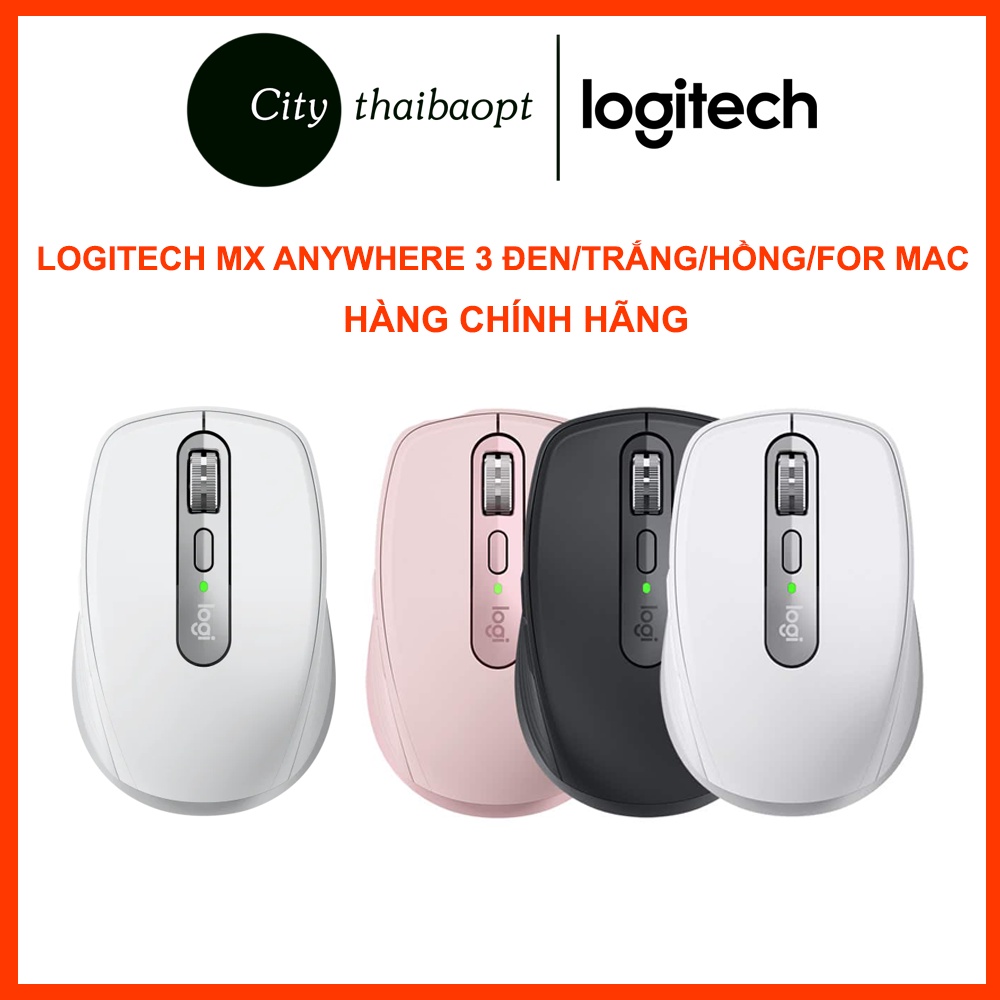 Chuột không dây bluetooth Logitech MX Anywhere 3 / MX Anywhere 3s - Hàng Chính Hãng