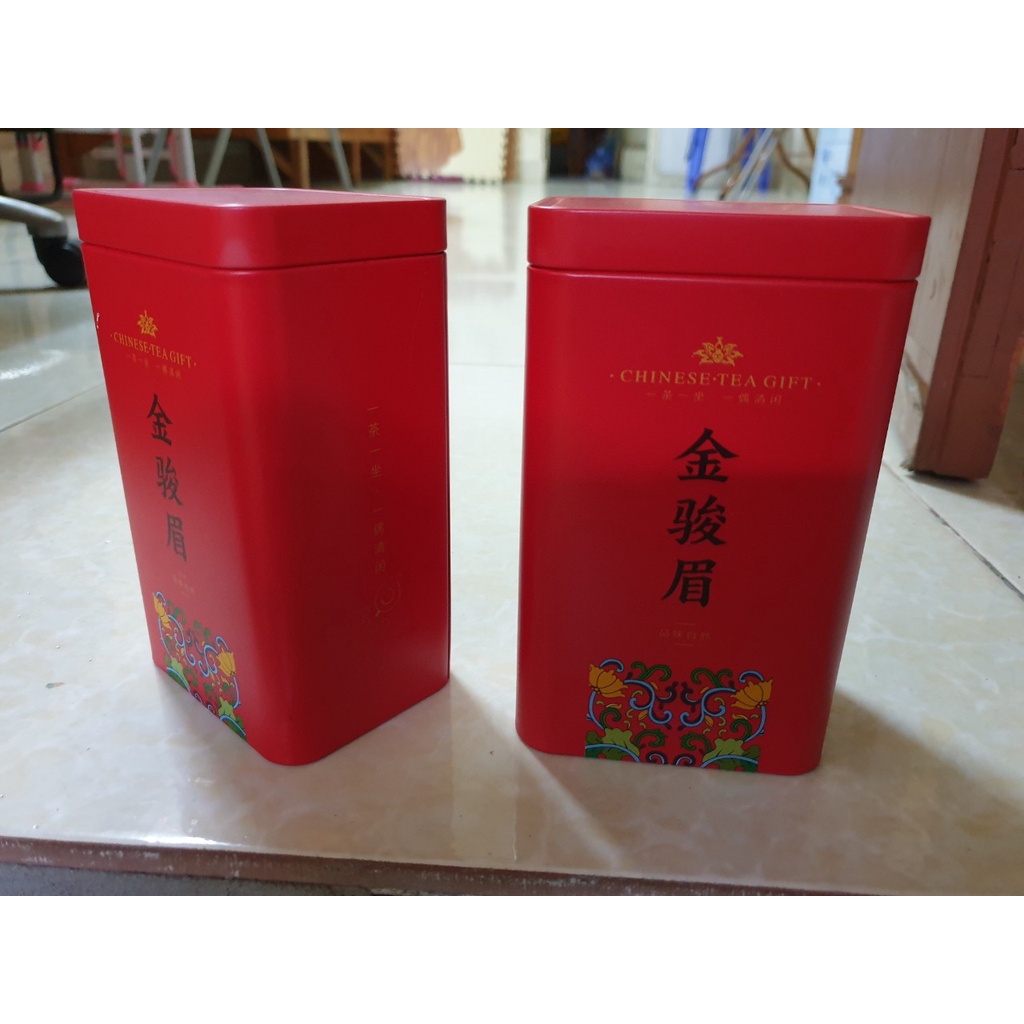 Hộp đựng trà ngày thường, ngày tết sang trọng, kín hơi KT :14x8cm