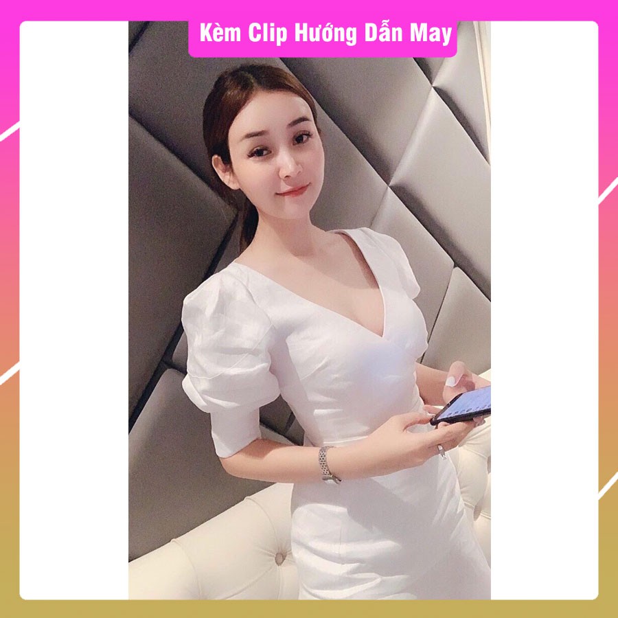 V039_Rập giấy đầm đắp chéo bèo lai (Có hướng dẫn)