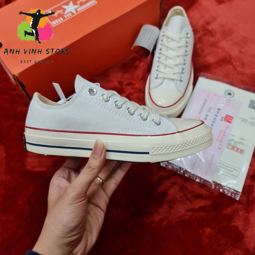 Giày Converse 1970s Trắng Cổ Thấp Nam Nữ