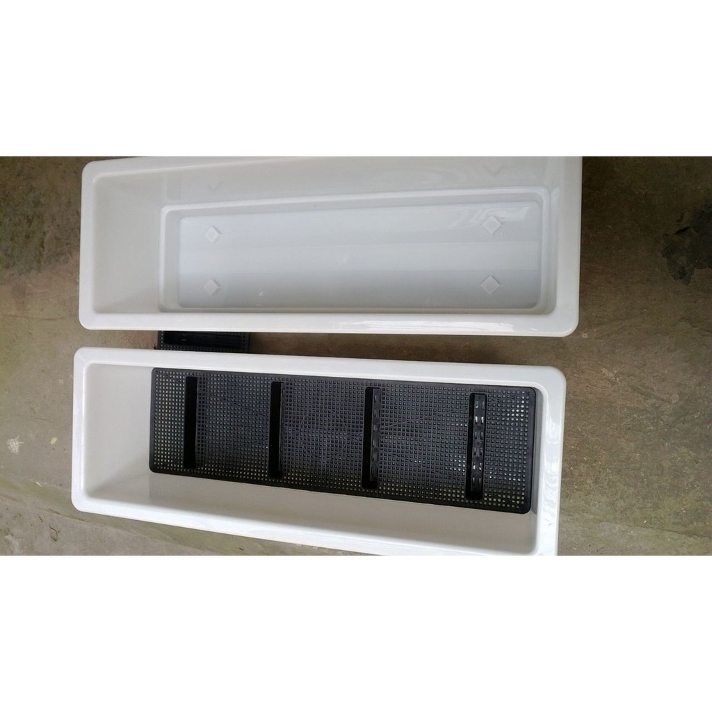 [HOT] Combo 10 chậu nhựa chữ nhật trồng hoa cây cảnh dài 48 cm c/lượng, hg C/ty.