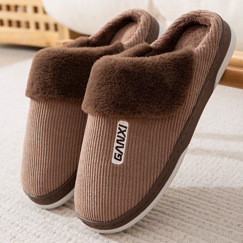 Dép Bông Đi Trong Nhà Siêu Ấm Chống Trơn Trượt Dành Cho Nam - Nữ