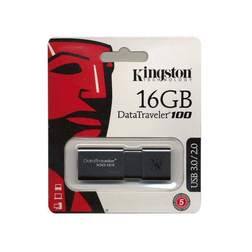 USB 3.0 Kingston 16GB DataTraveler 100 G3