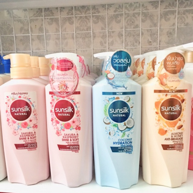 Combo 12 gội xả chai Sunsilk Thái 450ml
