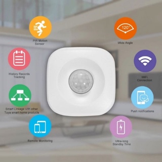 Cảm biến phát hiện chuyển động thông minh wifi tuya hồng ngoại pir, tương thích với alexa google, ifft, trợ lý google
