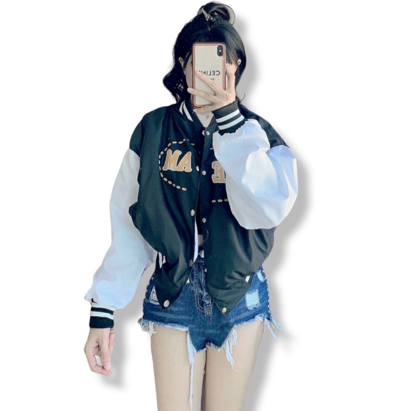 Áo Khoác Bomber Cúc Bấm 2 Lớp Form Siêu Đẹp - ĐĂNG QUANG CLOTHER