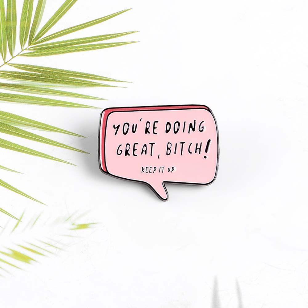 Ghim CàI ÁO HìNh Chữ You AreDoing Great Dễ Thương Cho Nam Nữ