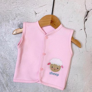 Áo gile cotton cho bé sơ sinh