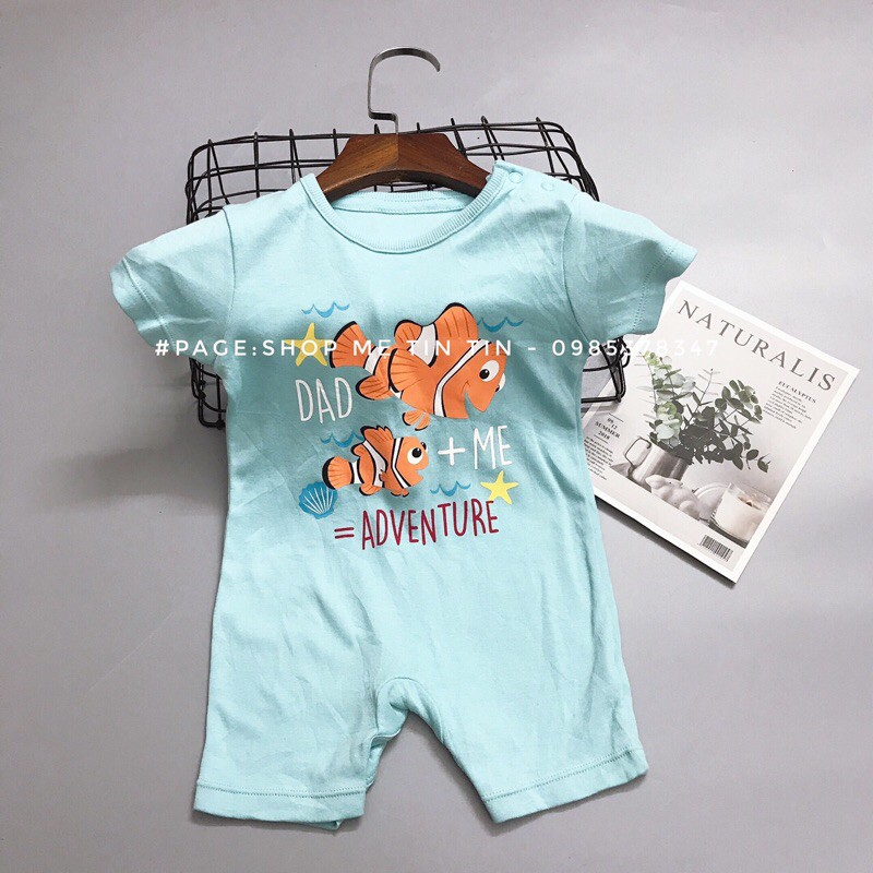 body đùi cotton cho bé (xanh 3m,9m)