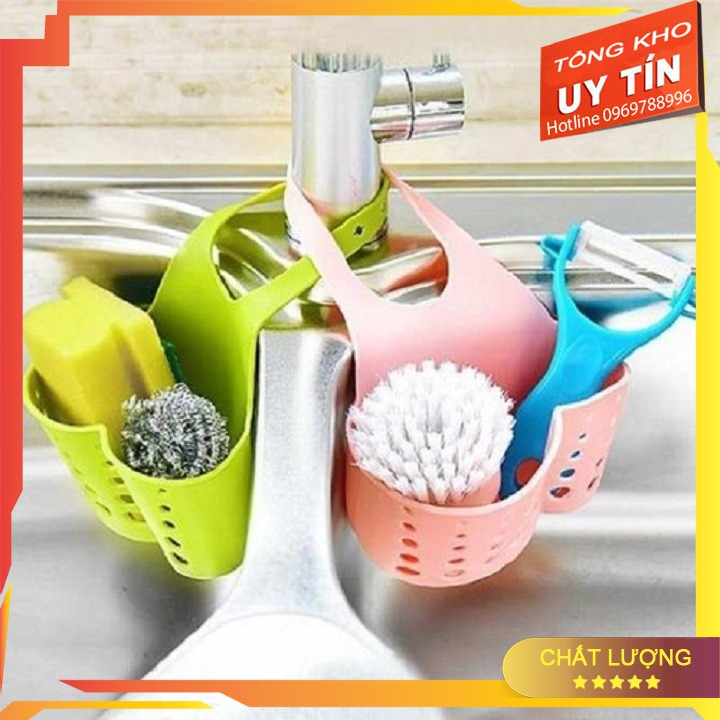 [GIÁ SỈ]_FREESHIP50K_Giỏ nhựa treo bồn rửa bát, nhà tắm đa năng(Màu Ngẫu Nhiên)