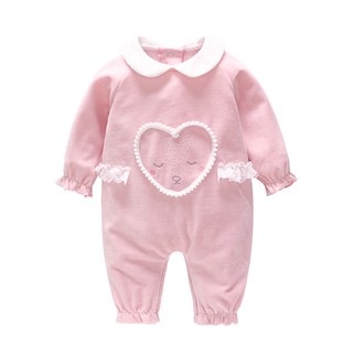 Bodysuit Bé gái Pink Love Velvet Vlinder