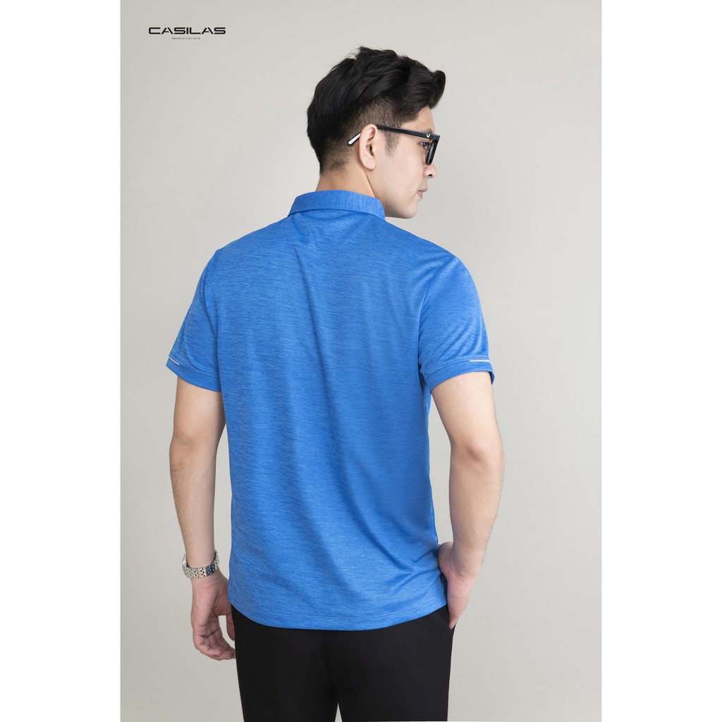 Áo thun nam tay ngắn cổ bẻ CASILAS vải thun lạnh sợi CVC form regular fit P2008 | BigBuy360 - bigbuy360.vn