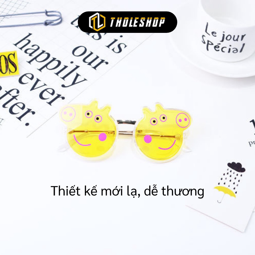 [SGD] Kính Râm Cho Bé - Kính Mát Thiết Kế Hình Heo Peppa Tránh Tia UV Và Bụi Cho Bé 6397