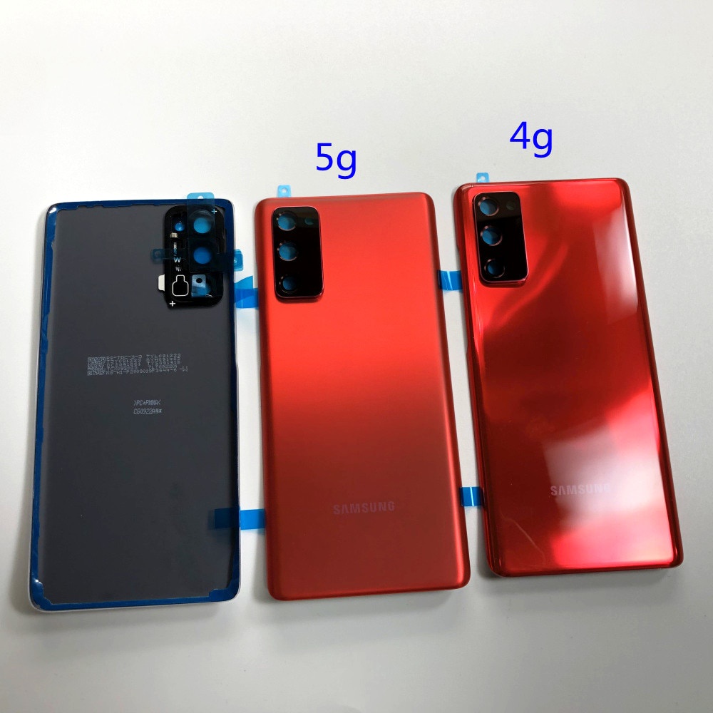 Ốp Điện Thoại Nhựa Mặt Kính Khung Viền Bảo Vệ Camera Cho Samsung Galaxy S20 FE 4G S20FE 5G