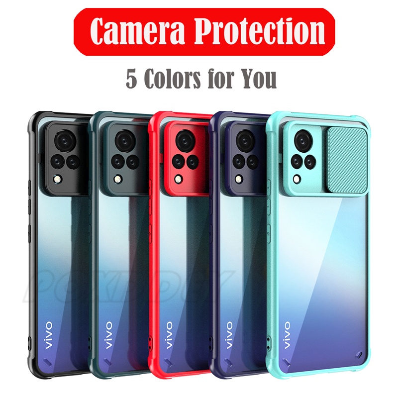 Ốp Điện Thoại Nắp Trượt Bảo Vệ Camera Cho Vivo Y15S Y15A Y11 Y12 Y15 Y17 Y21 Y21S Y33S Y20 Y20S Y31 Y51 Y20 V20 SE V21 V21E 4G