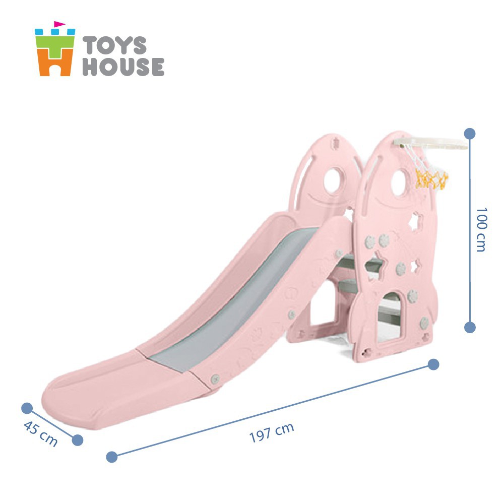 Cầu trượt và bóng rổ cho bé tên lửa Toyhouse