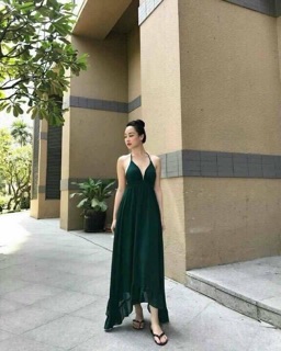 💃🤷💃Maxi hở lưng tà vát