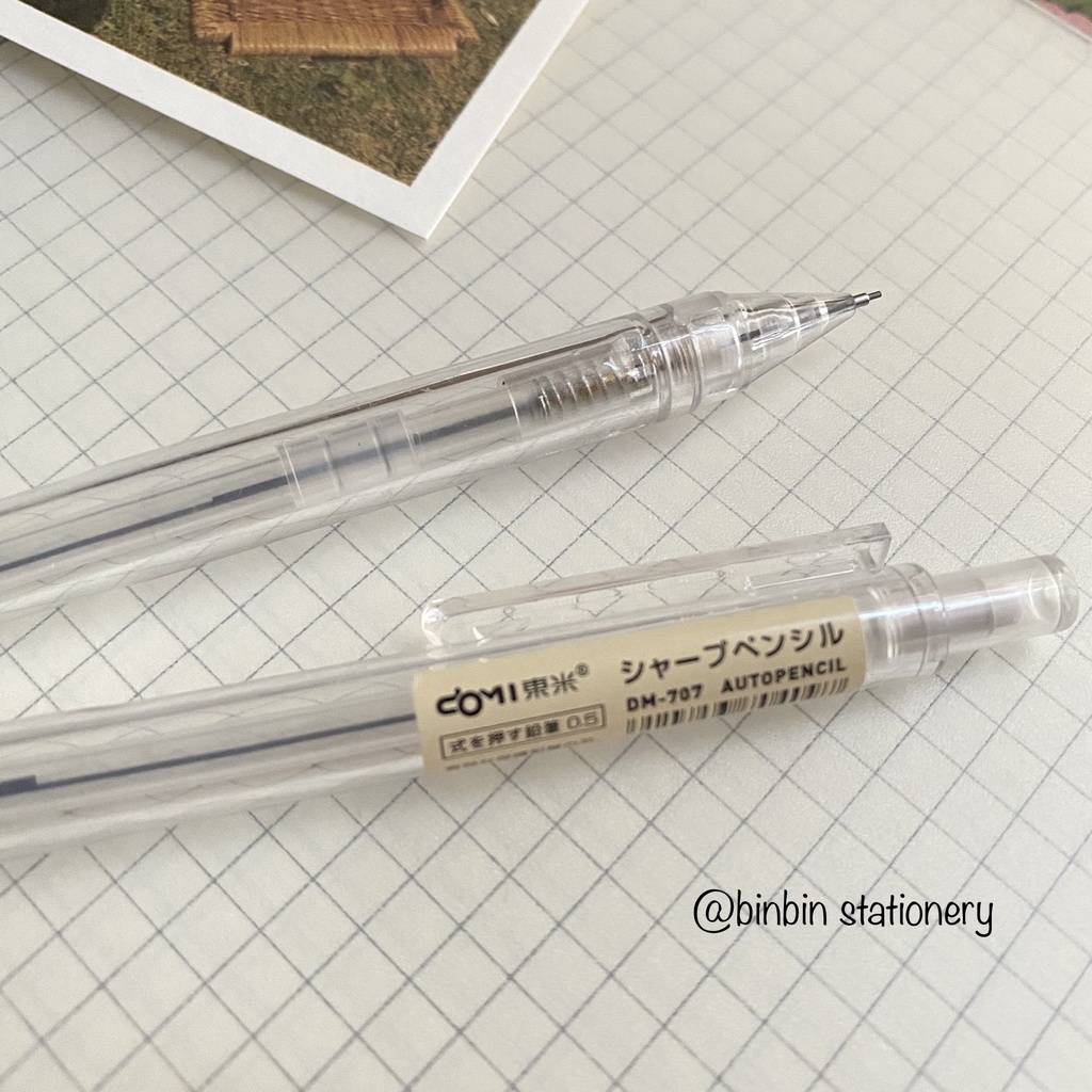 Bút chì bấm Domi bản basic ngòi 0.5 mm BCDM1