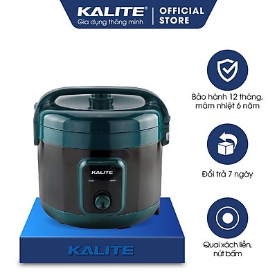 Nồi cơm điện đa năng KALITE KL 618 quai cầm liền, nút bấm cơ kiểu dáng mới - tặng kèm khay hấp
