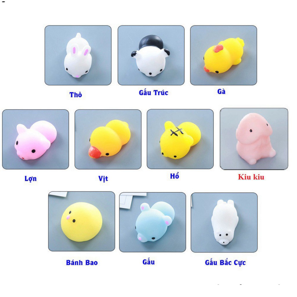 Đồ chơi Squishy Mochi dễ thương , mềm bóp đã Bcàng mua càng rẻ