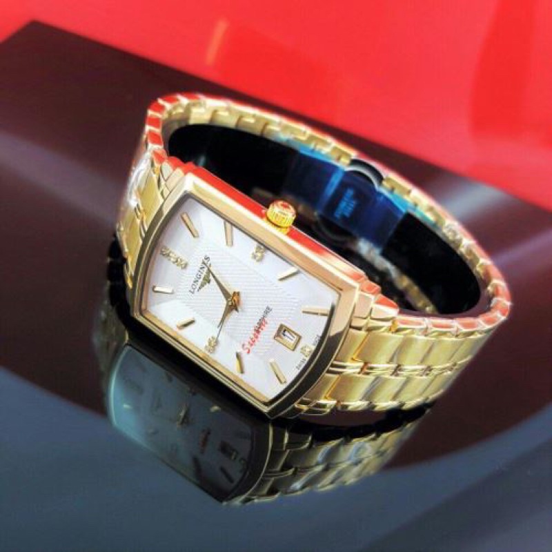 Đông hồ nam LG2002 dây kim loại dây thép chống gỉ,Mặt hình vuông-Hình tròn cổ điển sang trọng cho phái mạnh | BigBuy360 - bigbuy360.vn