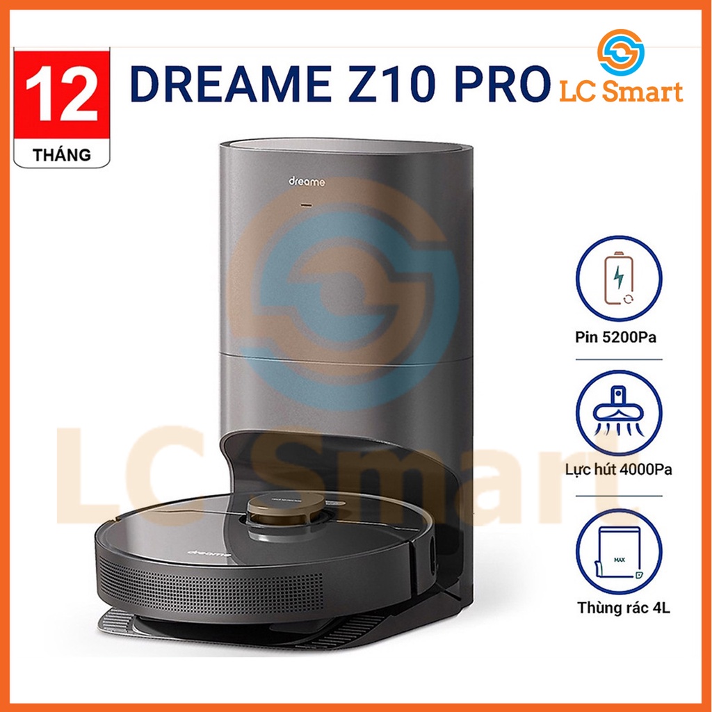 ROBOT HÚT BỤI DREAME BOT Z10 PRO - BH chính hãng 12 tháng