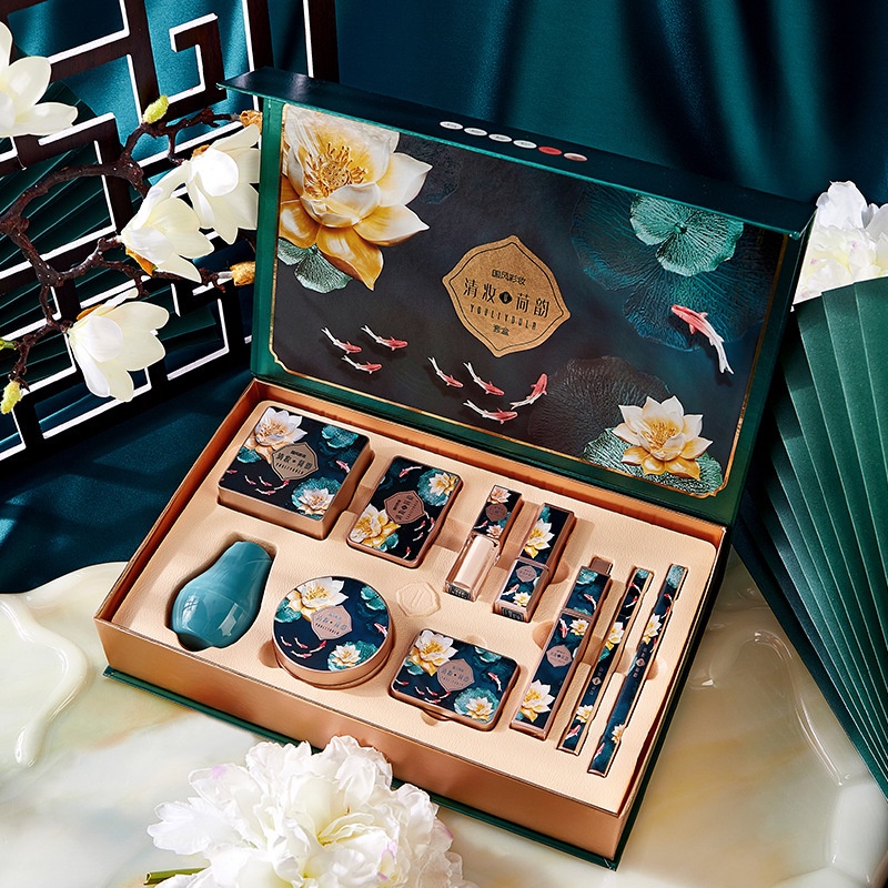 Bộ Trang Điểm Thiên Nhiên Makeup Đầy Đủ Cá Nhân Nội Địa Trung Set 10 Món Mỹ Phẩm