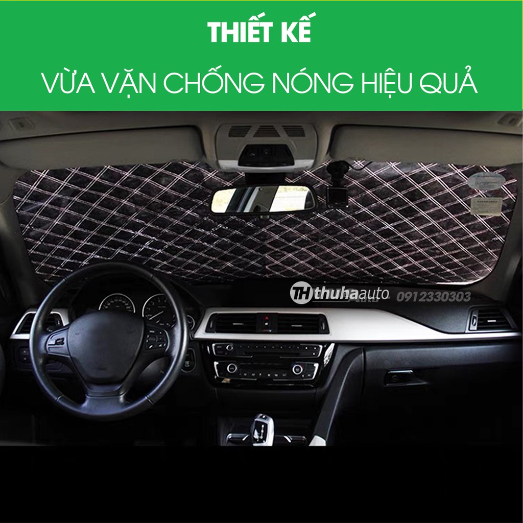 Bạt chống nắng che kính lái ô tô hàng cao cấp dày dặn