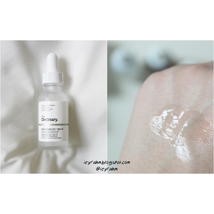 Serum The Ordinary Niacinamide 10% + Zinc 1% Giảm Viêm , Giảm Mụn