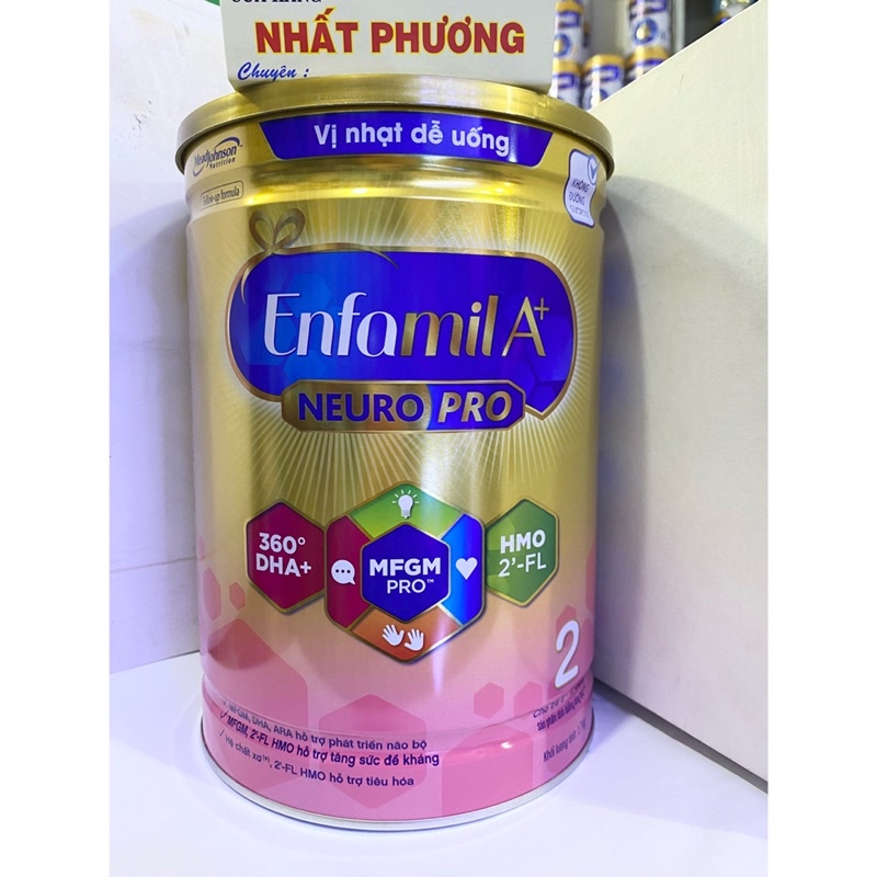 Sữa bột Enfamil A+ 2 1700g (mẫu mới date 2023)