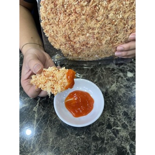 Cơm cháy chà bông.