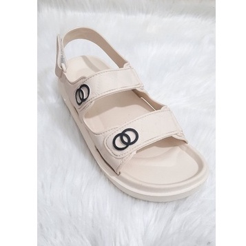 DÉP SANDAL CAO SU MỀM DẺO QUAI DÁN HỌC SINH ( ĐẶT TĂNG LÊN 1 SIZE Ạ )