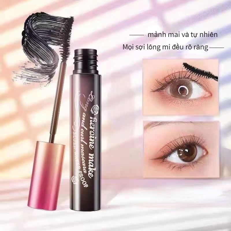 Mascara Màu Đen Chuốt Mi Dài Và Cong Tự Nhiên Kissme