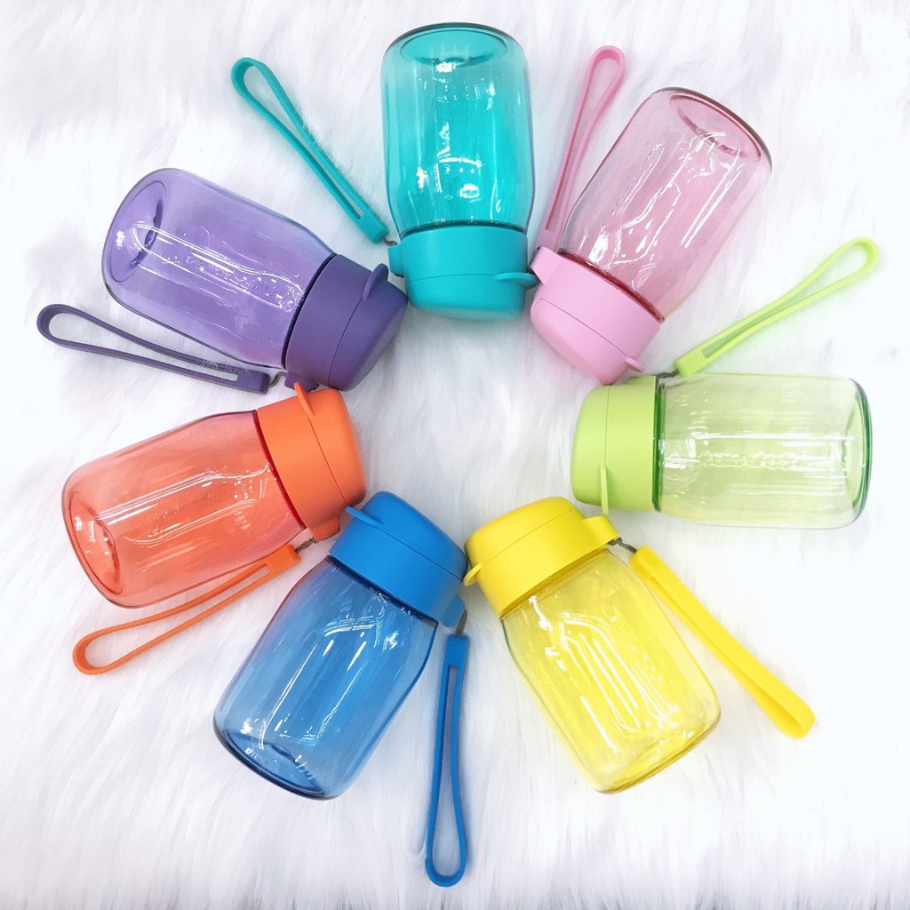 Bình nước Tupperware Mini Lohas 350ml đựng nước sôi, siêu kín nước, an toàn sức khỏe