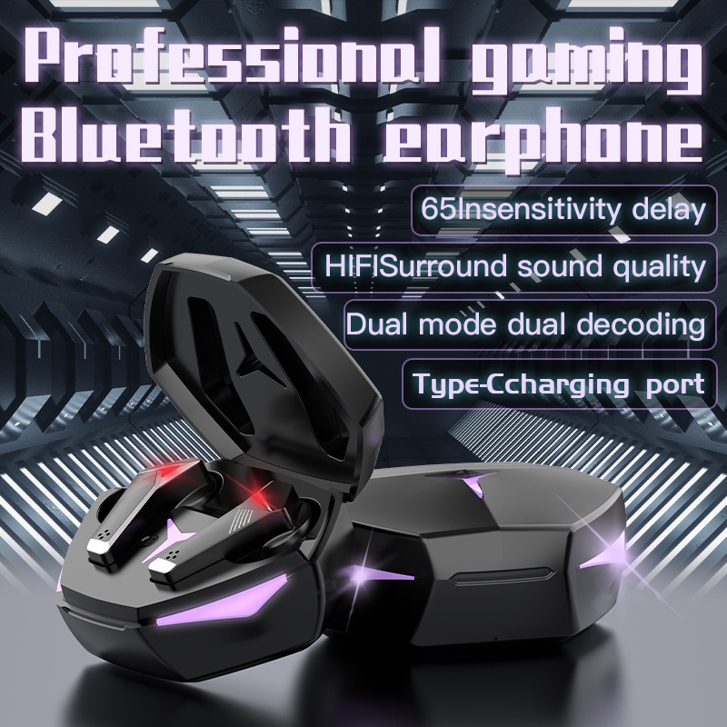Tai Nghe Nhét Trong T33 TWS Bluetooth 5.2 Không Dây Chống Ồn Có Micro