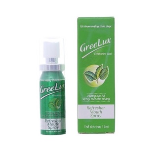 Xịt thơm miệng Thảo dược Gree Lux lọ 12ml