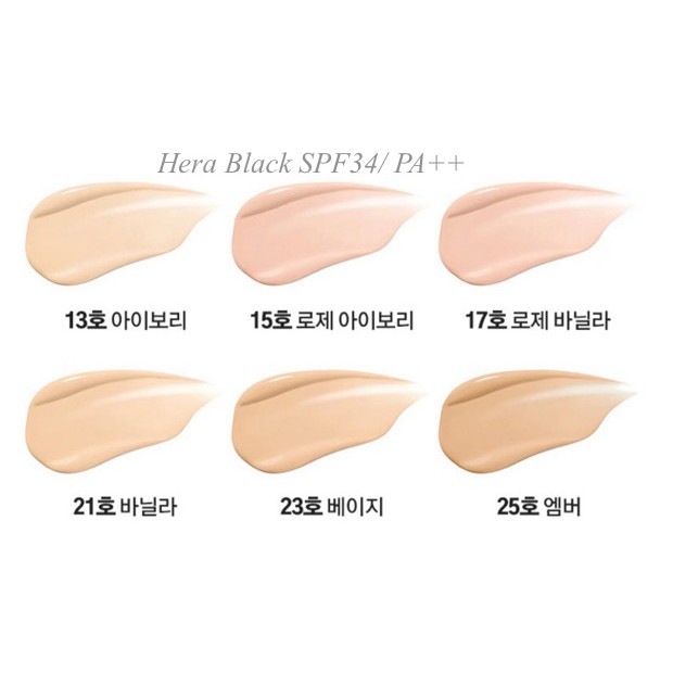 MBC Phấn nước Hera Black SPF34/ PA++/ UV Mist Cover SPF50+ PA+++/Black cushion new layerless matte | BigBuy360 - bigbuy360.vn