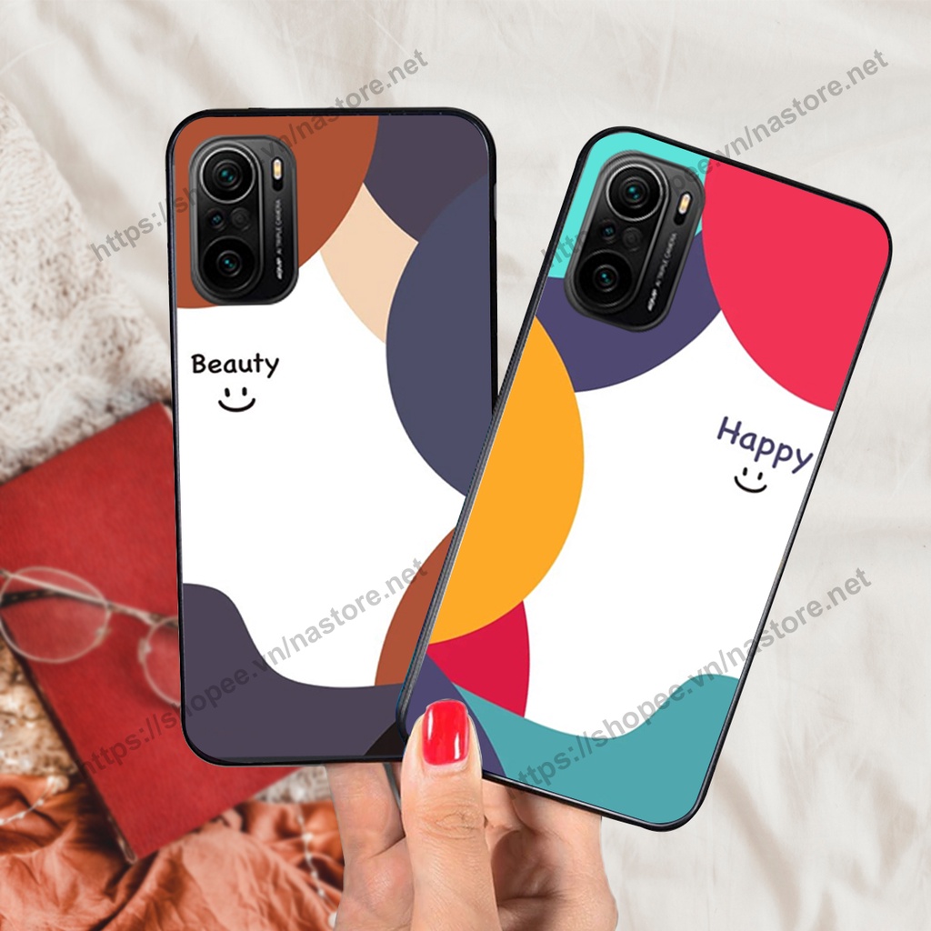 Ốp lưng Xiaomi Redmi K40 / K40 PRO / K40 GAMING / POCO F3 mặt cười, họa tiết caro đơn giản đẹp cute