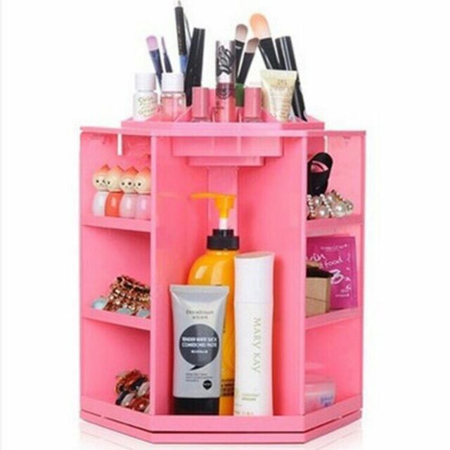 Kệ mỹ phẩm lục giác xoay 360 độ