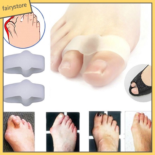 2 dụng cụ tách ngón chân chỉnh hình bằng silicon mềm