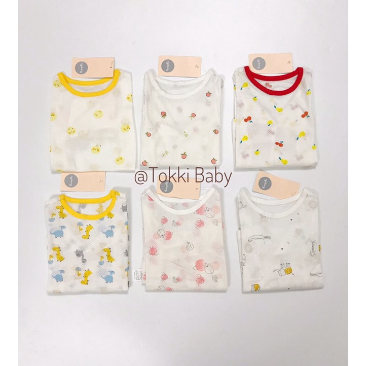 Bộ cotton giấy xuất Hàn cho bé