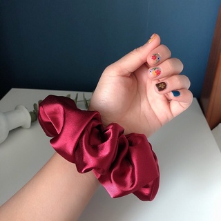 Siêu to 14cm | scrunchies dây cột tóc voan trơn